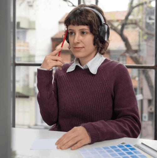 Client utilizing ADA compliant Closed Captioning Services for all industries in San Francisco, ensuring accessibility.