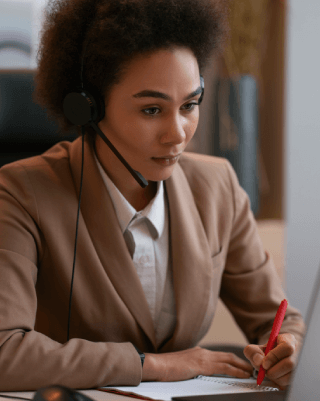 Expert transcriptionist providing atlanta transcription services for precise and accurate document conversion for clients.