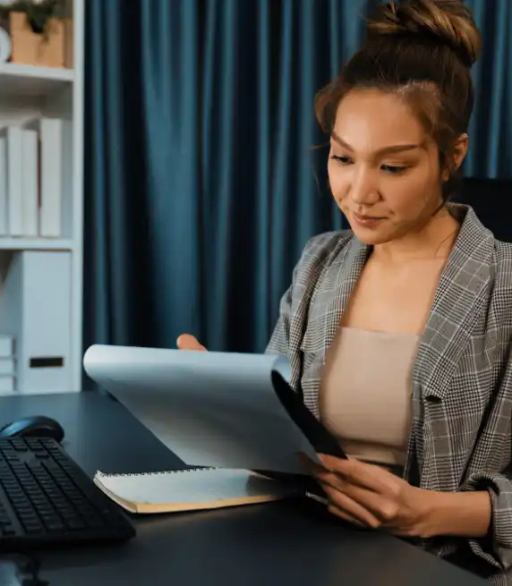 Fast Typing Services clear a corporate document backlog as an admin uploads recurring files so staff can focus on priorities.