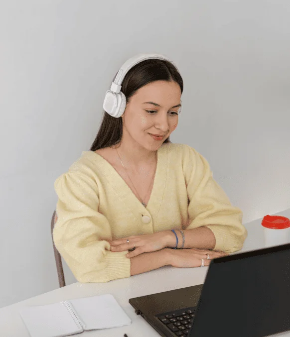 Customer enjoying the benefits of fast and reliable same day transcription services with guaranteed accuracy. Customer enjoying the benefits of fast and reliable same day transcription services with guaranteed accuracy.