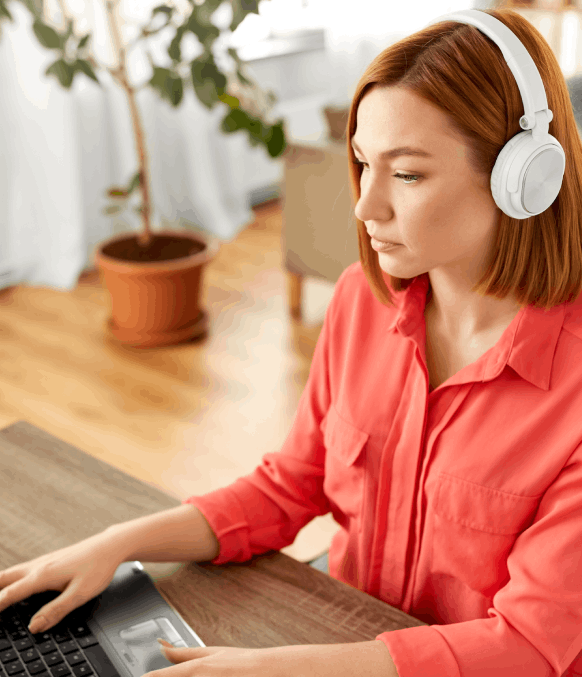 The customer is accessing online transcription services in Perth with secure uploads and quick turnaround.