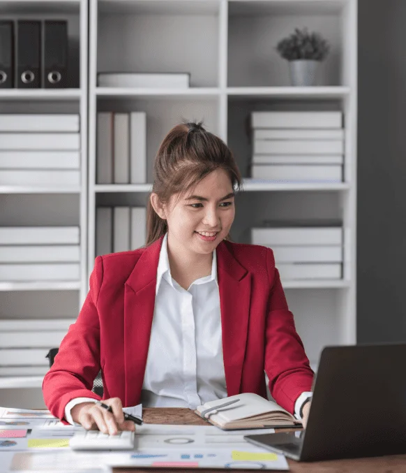 A certified translator working on accurate document translations to provide clients in Tacloban with high quality services.