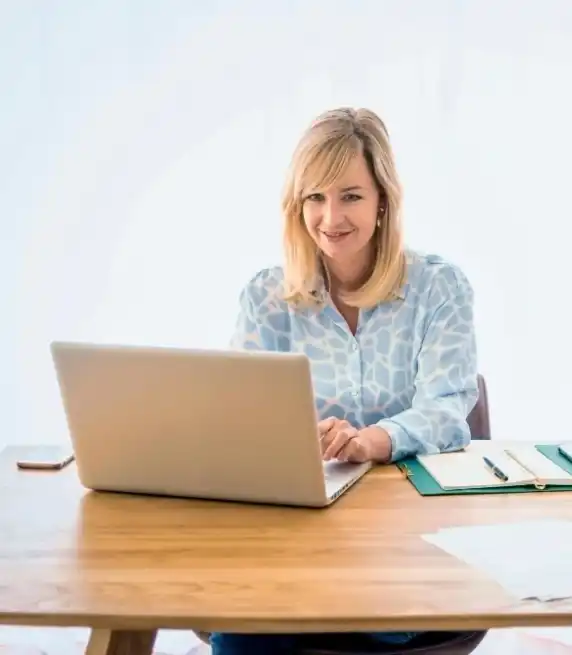 An investigator reviews an interview transcript from Investigative Transcription Services for clear accurate records.