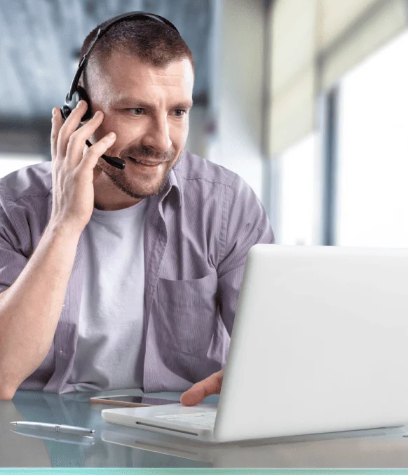 Customer benefits from closed captioning services in Las Vegas, ensuring their content is accessible to a global audience.