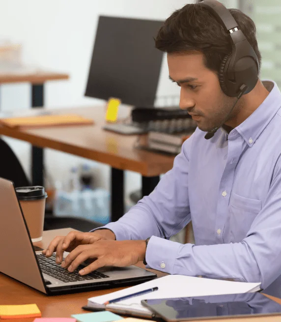 The client is working on captions to help businesses in Las Vegas enhance their video content with accessibility features.