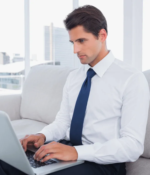 Customer benefiting from Fast Typing services that handle mixed files like photos, scans and voice notes.