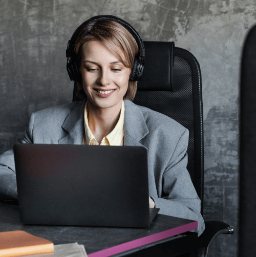 Client utilizing exceptional Closed Captioning services in Pittsburgh, with features like 99% accuracy and affordable rates.