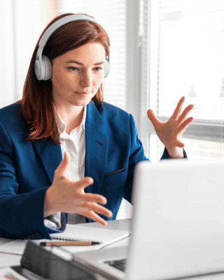 A transcriptionist providing Georgian transcription services, helping businesses bridge communication gaps with accuracy.