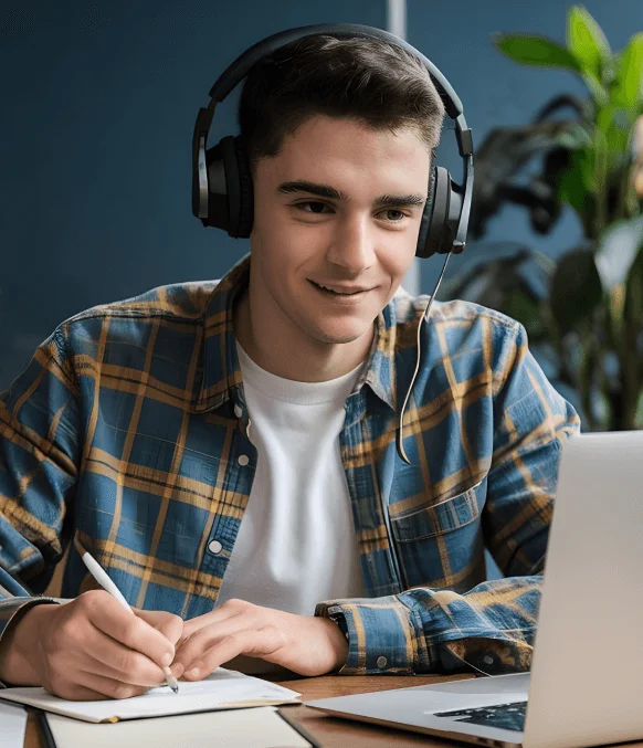 The student is benefiting from Greek transcription services to preserve educational content with high accuracy. The student is benefiting from Greek transcription services to preserve educational content with high accuracy.
