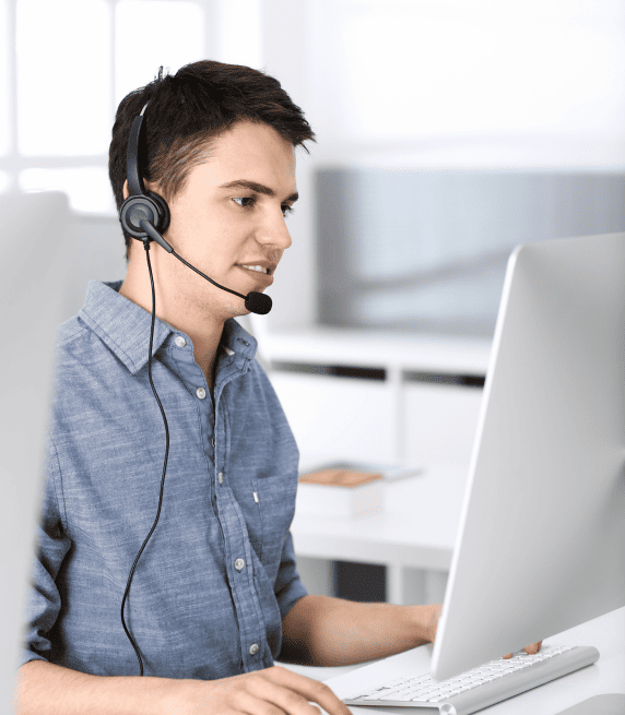 Customer using translation and transcription services in Armenian alongside other languages for global project success.