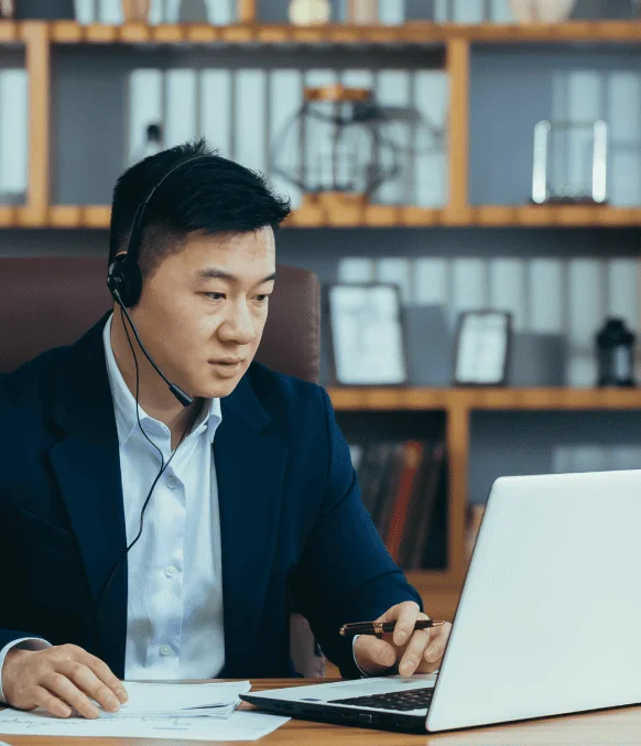 The legal transcriptionist works on court transcripts for a New Hampshire law firm, ensuring precise documentation.