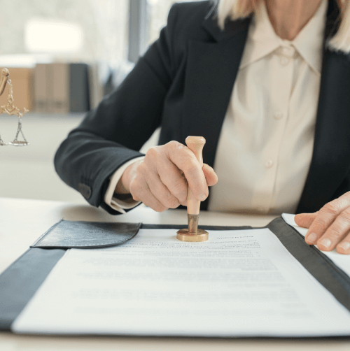 Transcriber stamping a document, ensuring certified and compliant transcription services for legal, and medical in Santa Ana. Transcriber stamping a document, ensuring certified and compliant transcription services for legal, and medical in Santa Ana.