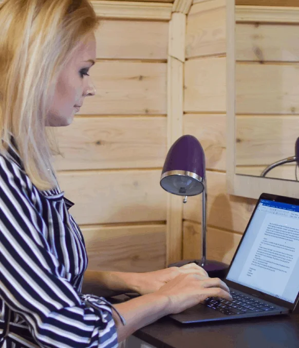 A specialist uses Irish Transcription Services to OCR a scanned Irish contract into accurate, searchable digital text.