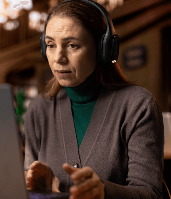 Customer uploads files online to receive transcription services in Irvine through a secure and easy digital platform.