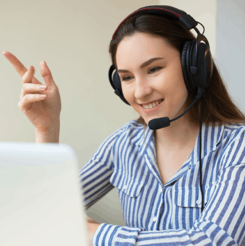 The customer using Transcription Services in Olathe to convert lectures and speeches into readable text.