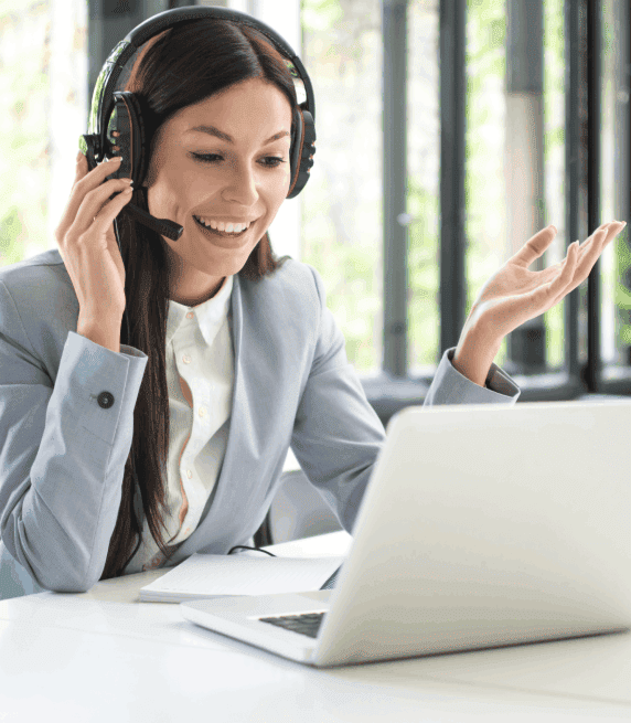 Transcriptionist working on high quality audio and video transcription services in Tacoma, ensuring clear and precise text.