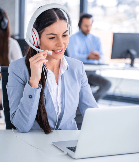A transcriptionist working with CD transcription services for quick and reliable audio to text solutions.