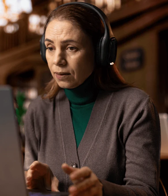 A Javanese transcriptionist working on preserving the language and culture through transcription services in the US.