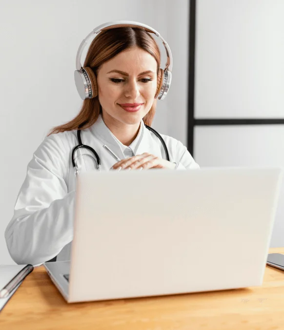 Healthcare professional in Saint Louis utilizing HIPAA-compliant medical transcription to ensure privacy and accuracy. Healthcare professional in Saint Louis utilizing HIPAA-compliant medical transcription to ensure privacy and accuracy.