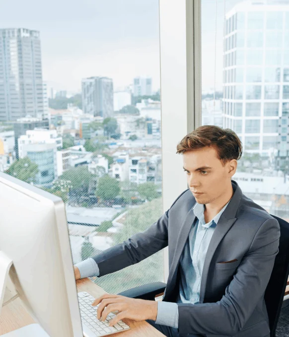 A typist delivering industry compliant typing solutions for official documents in businesses, legal firms and governments.