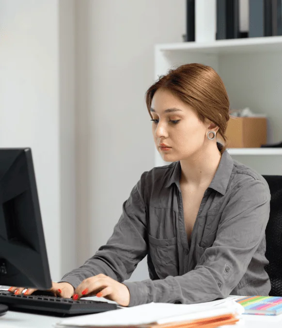 Client utilizing secure and confidential encrypted document handling through typing services in Greensboro.