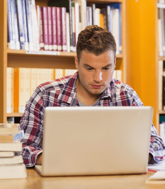 A student benefiting from Student typing services to complete assignments accurately, quality and on time.