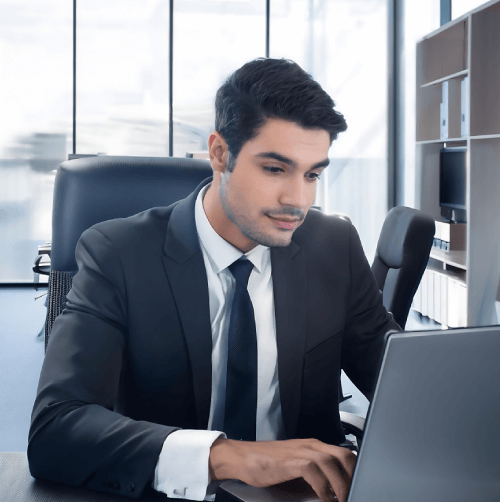 An expert typist providing Student Typing services with multilingual support for international students.