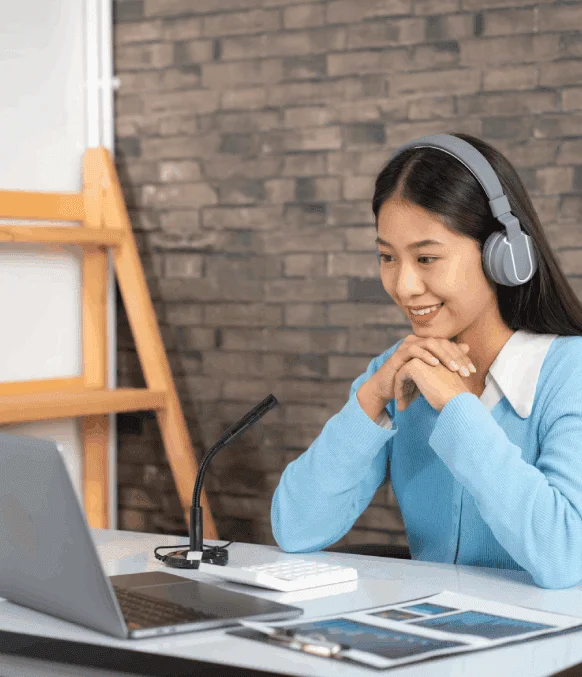 A client reviewing the role of Japanese transcription in US businesses, ensuring seamless communication with counterparts.