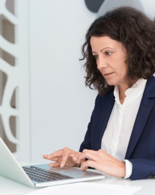 A typist using Web Typing to deliver fast digital files for busy clients with clean formatting and strict confidentiality.