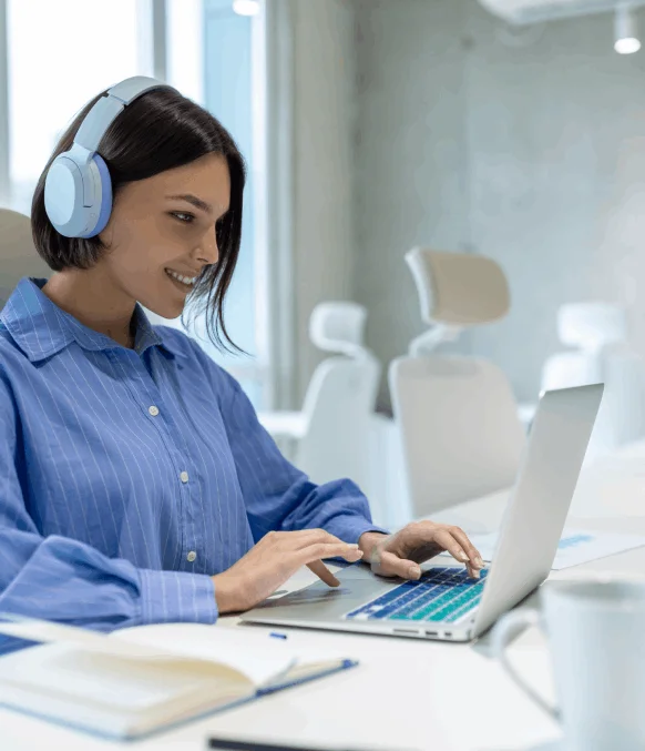 Client benefiting from precise Lubbock transcription services compliant with legal and healthcare standards.