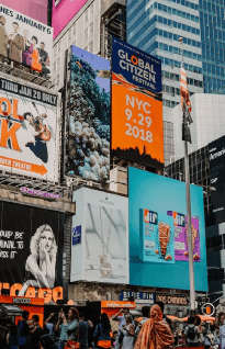 Transcribing advertisements for businesses