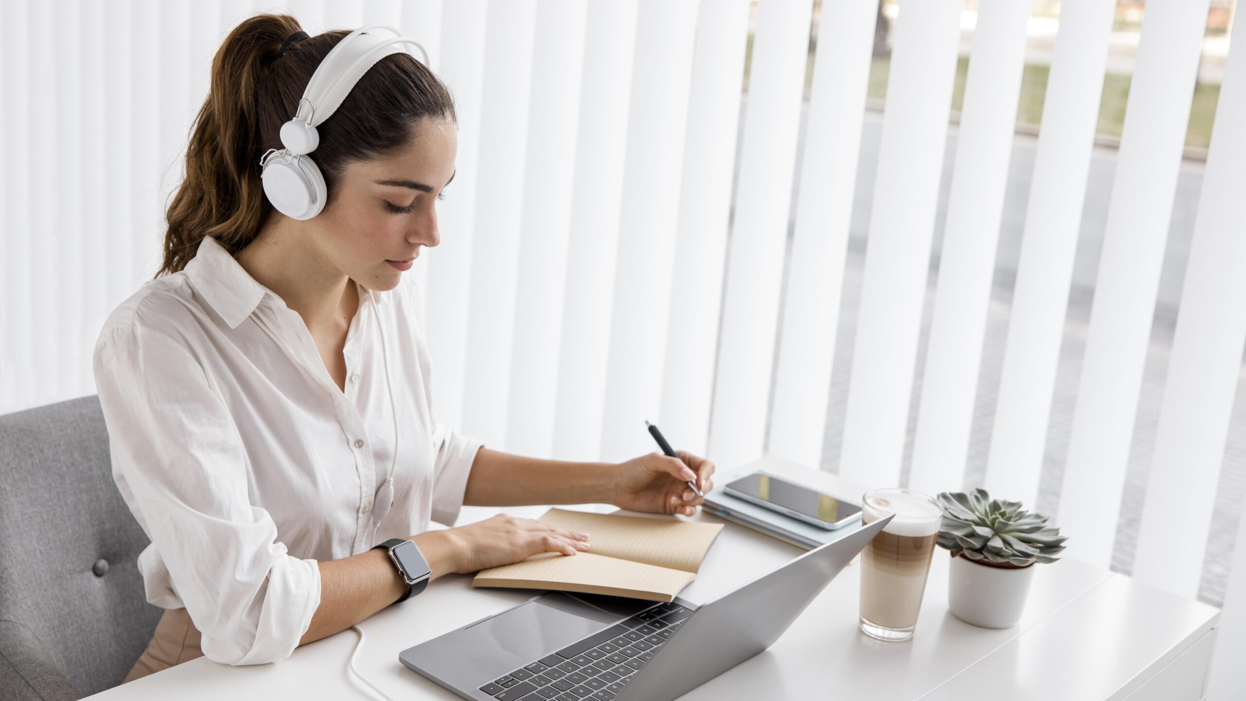 A professional transcriber