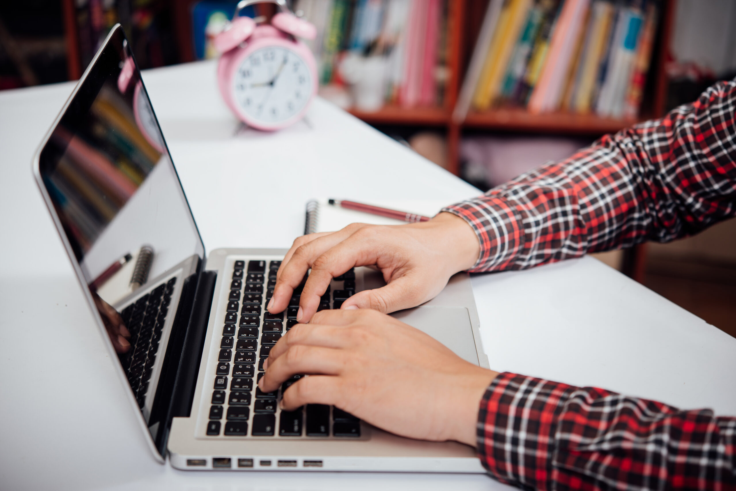 A translator working on document to delivery in 24 hours