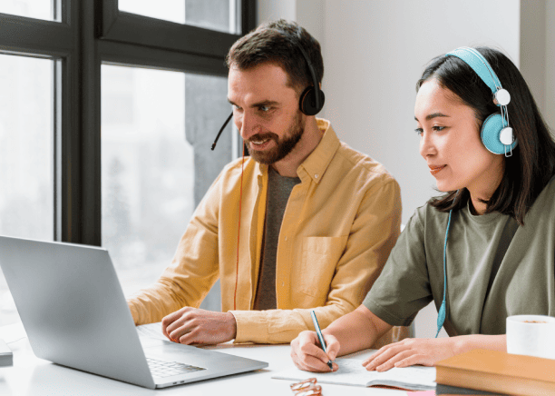 Customers experiencing featured transcription services with added benefits such as revisions and post-delivery support. Customers experiencing featured transcription services with added benefits such as revisions and post-delivery support.