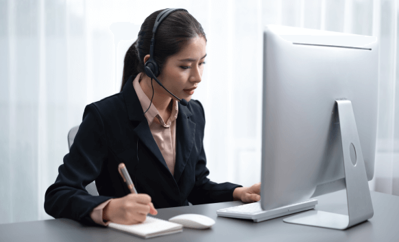 A human transcriptionist performing professional freeport transcription services, creating detailed transcripts for clients. A human transcriptionist performing professional freeport transcription services, creating detailed transcripts for clients.